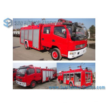 Dongfeng 4 * 2 4m3 Water Foam Tank Fire Fighting Truck